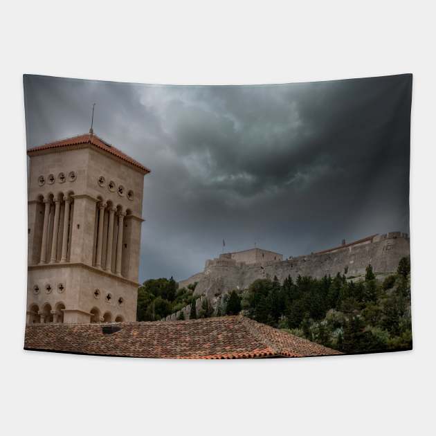 Hvar Fort Tapestry by Memories4you