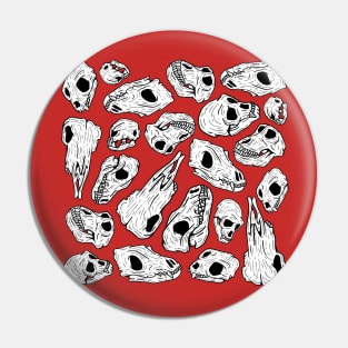 Animal Skulls Pin