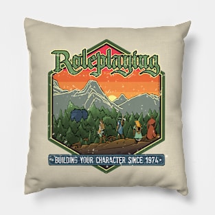 Roleplaying - Building your character since 1974 (Dawn) Pillow