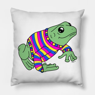 Pansexual Frog Pillow