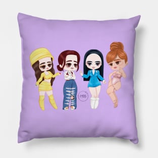 Mamamoo solo chibi style design Pillow