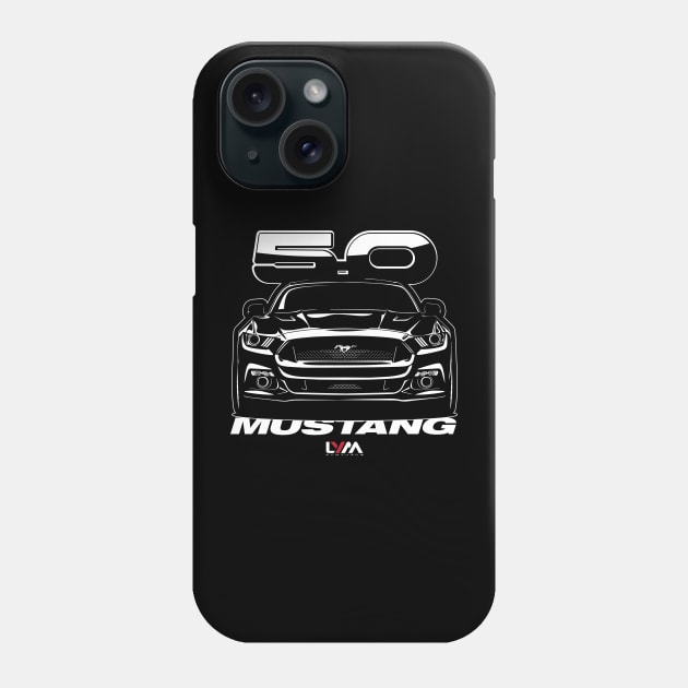 S550 2015-2023 Ford Mustang GT Phone Case by LYM Clothing