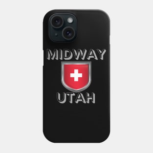 Midway Utah Swiss Flag Phone Case