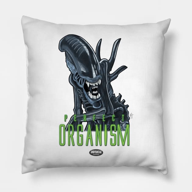 Xenomorph Pillow by AndysocialIndustries