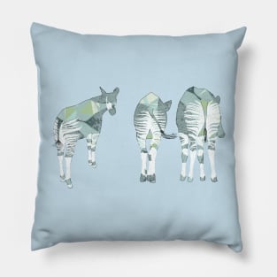 Okapi Geometric Pillow