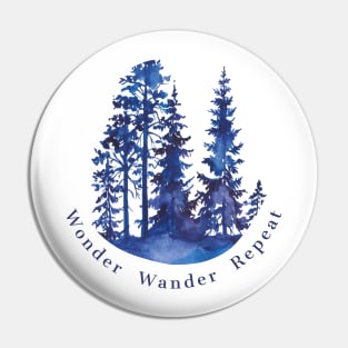 Wonder Wander Repeat Pin