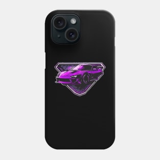 Purple car Phone Case