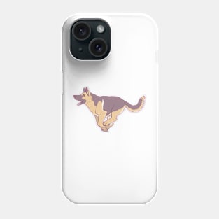 Happy German Shepherd Phone Case