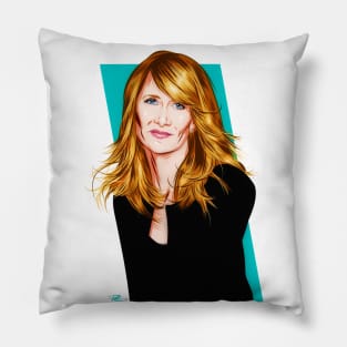 Laura Dern - An illustration by Paul Cemmick Pillow