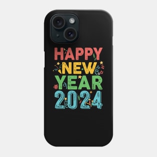 New Years Eve Party Supplies Kids Nye 2024 Happy New Year Phone Case