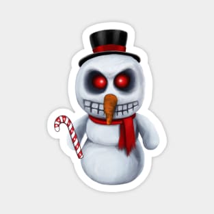 Evil Snowman Stole my Candy Cane Magnet