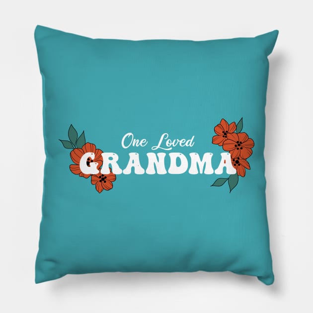 One Love Grandma Pillow by Oiyo