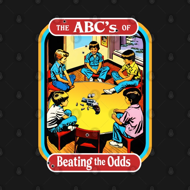 The ABCs of Beating the Odds Retro Book cover by theDarkarts