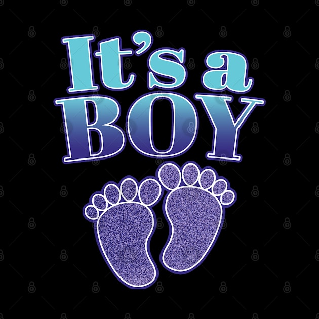 It's A Baby Boy - Cute Team Boy, Gender Reveal Party Gift For Men & Women by Art Like Wow Designs