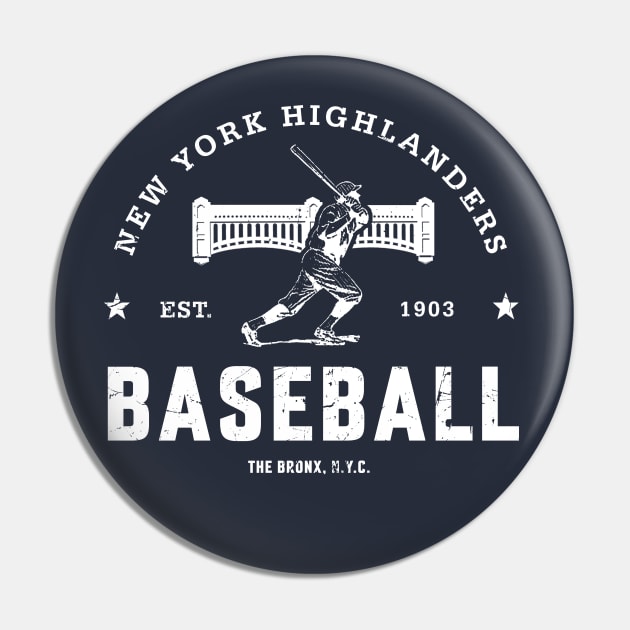 NY Highlanders V2 Pin by PopCultureShirts