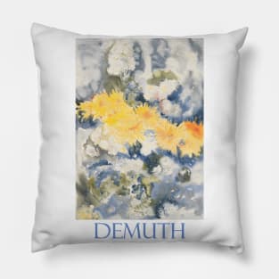 Yellow and Blue by Charles Demuth Pillow