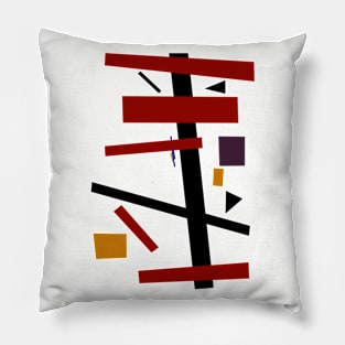 Geometric Abstract Malevic #15 Pillow