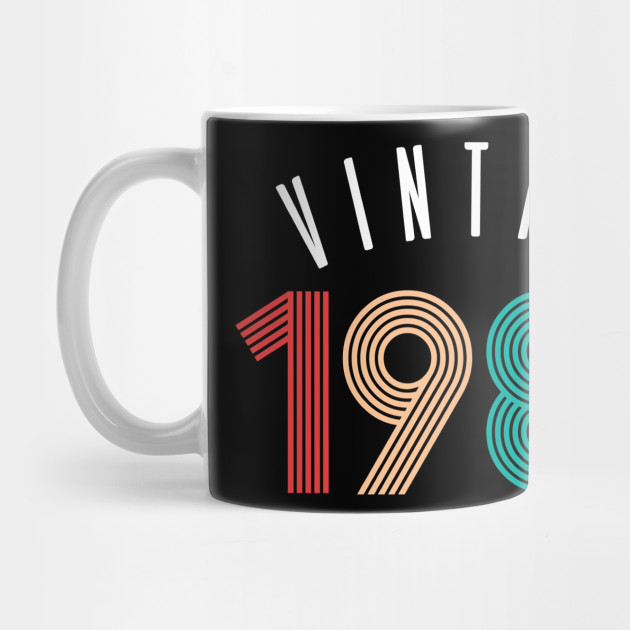 Birthday Vintage 1983 Vintage Gift - Birth Year - Mug | TeePublic