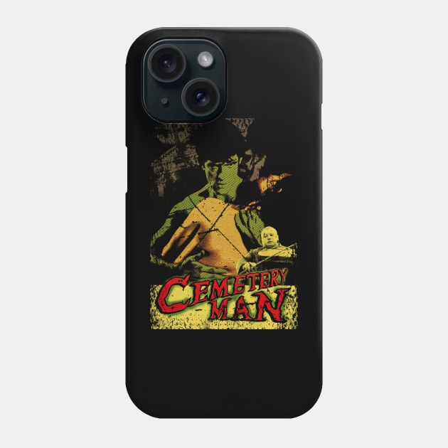 Cemetery Graphic Picture Movie Phone Case by Crazy Frog GREEN