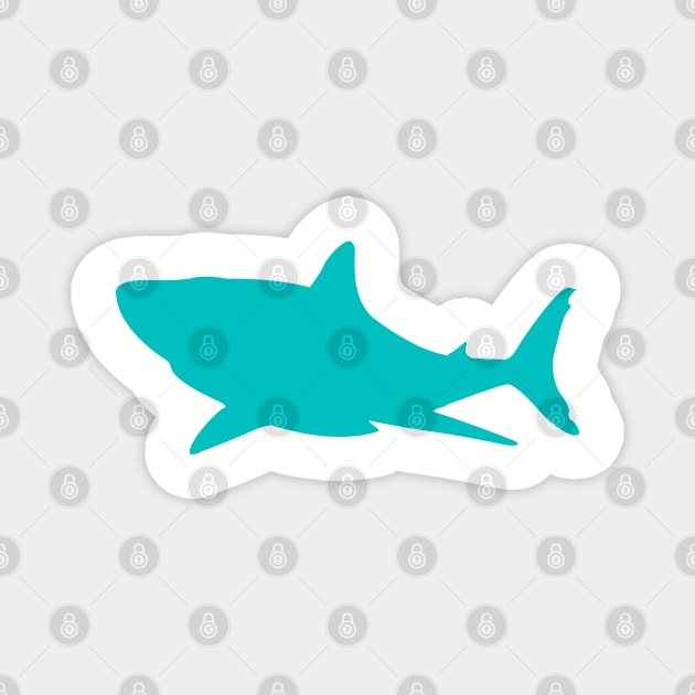 Blue Shark Magnet by  Colorful&Goldie