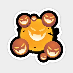 Smiling Pumpkin Magnet