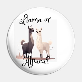 Llama or Alpaca? Pin