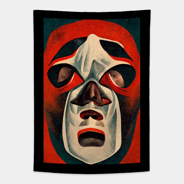 The Masked Men Tapestry by The House of Hurb