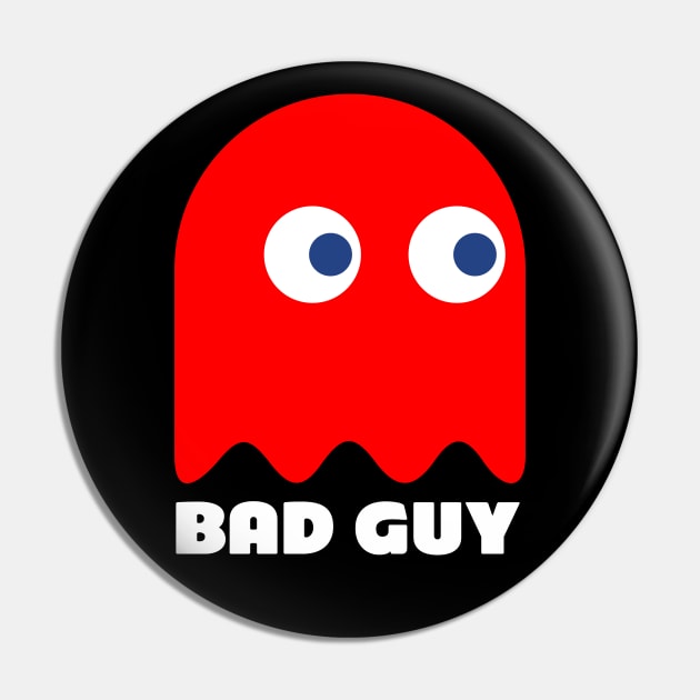 Pac-Man - Bad Guy - Pac Man - PacMan Pin by Barn Shirt USA