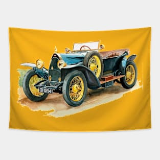 vintage car art Tapestry