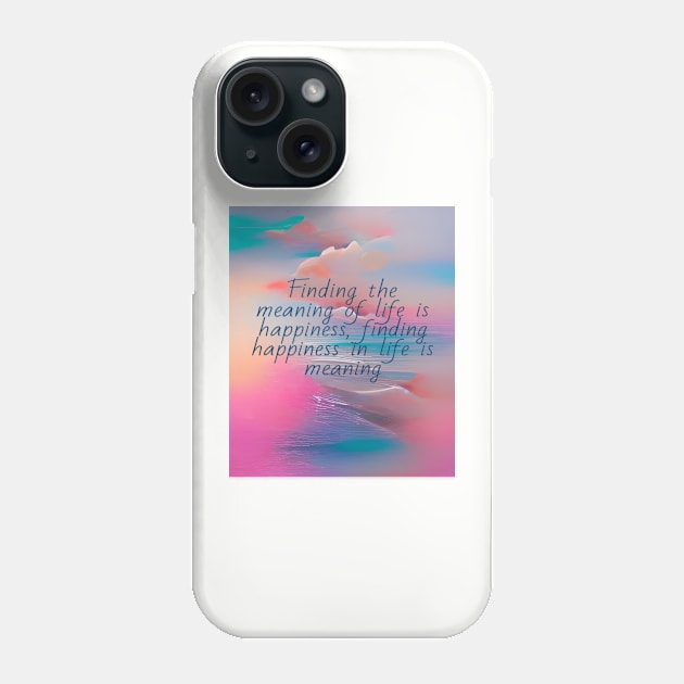 "the wisdom of our life" Phone Case by umculi