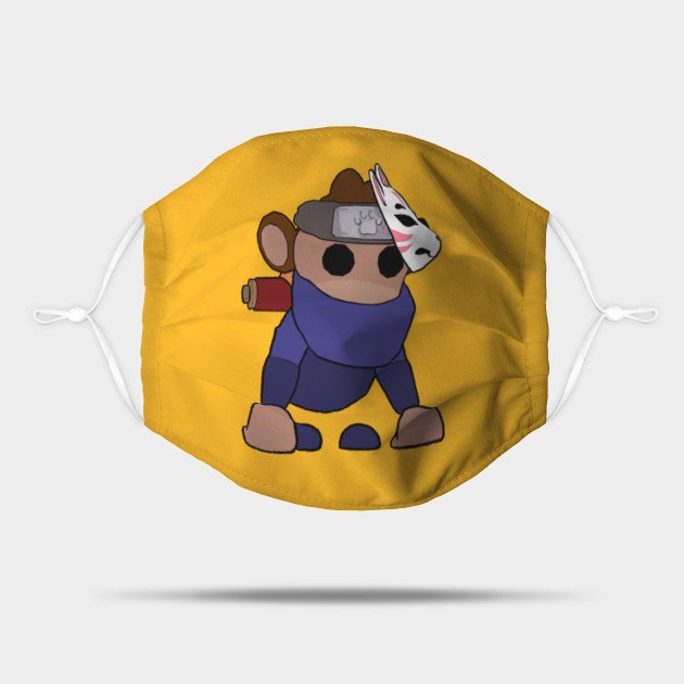 Ninja Monkey Adopt Me Mask Teepublic - roblox yellow ninja mask