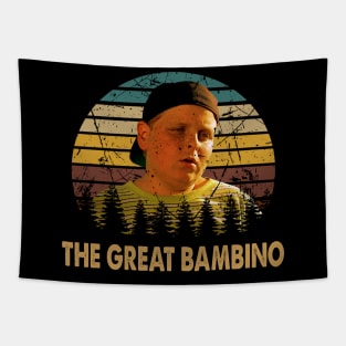 The Great Hambino The Sandlot Baseball Legend Tribute T-Shirt Tapestry