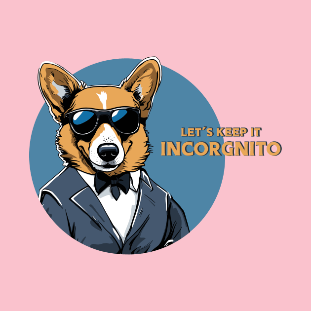 Incorgnito Corgi by Kingrocker Clothing