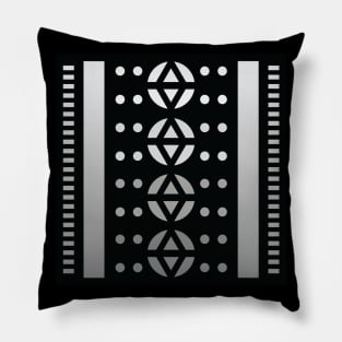 “Dimensional Compass” - V.1 Grey - (Geometric Art) (Dimensions) - Doc Labs Pillow