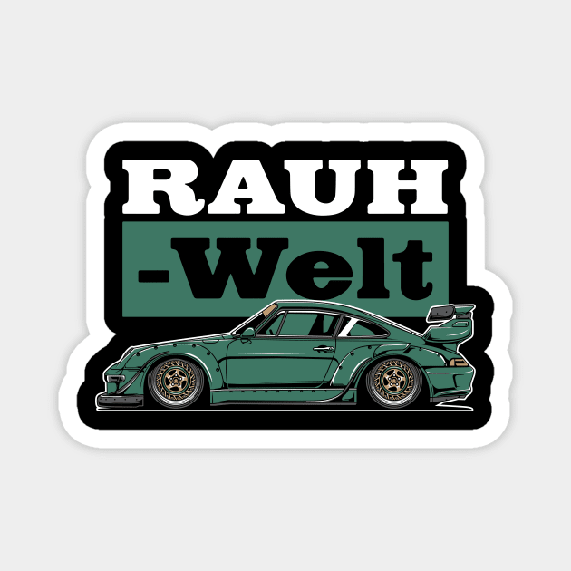 RWB-Green Magnet by melsa