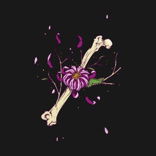 Flower bone T-Shirt