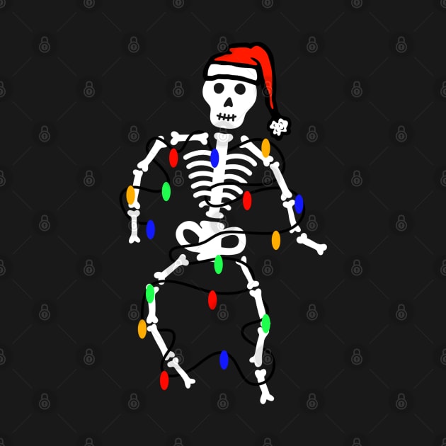 Gothic Christmas Halloween Skeleton by faiiryliite