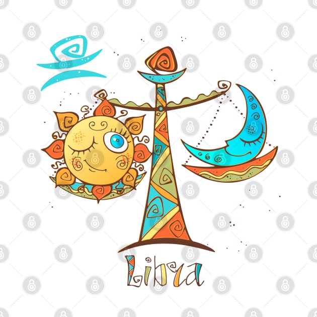 libra zodiac kids by Mako Design 