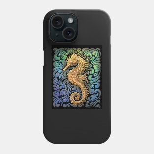 Glowy Seahorse Phone Case