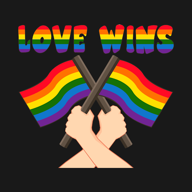 Love Wins, Love Wins design by Aratack Kinder