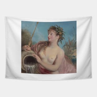 Nymphe de fontaine - Antoine Watteau Tapestry