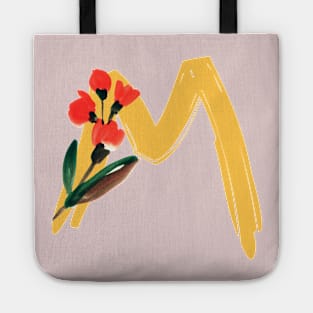 Initial letter M Tote