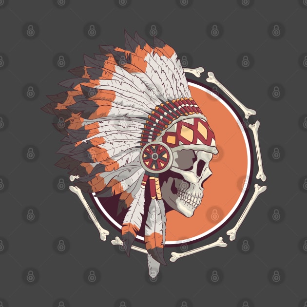 Native American Skull by MimicGaming