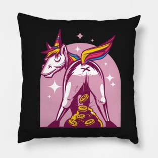 Bitcoin unicorn Pillow