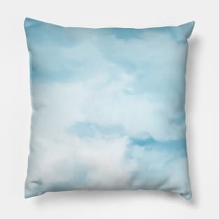 Blue Sky digital painting Pillow