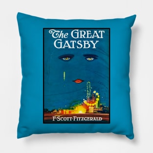 Great Gatsby Book Cover Pillow