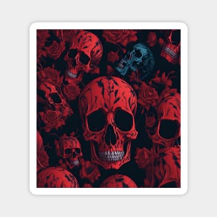 Bloody Skull Magnet