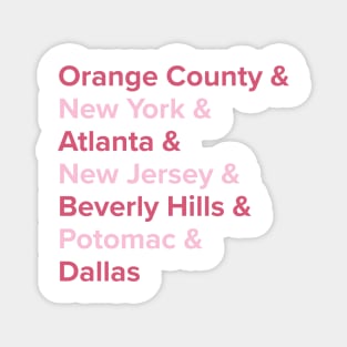 Real Housewives Cities Magnet