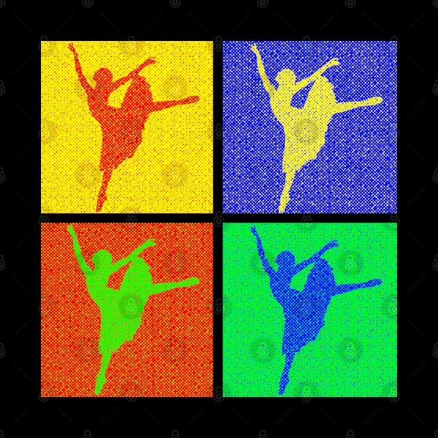 Ballerina Pop Art Gift Dancer Dance Art by Littlelimehead