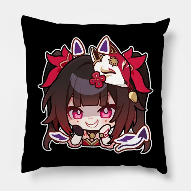 Honkai Star Rail Chibi Sparkle 2 Pillow by HoyoStan